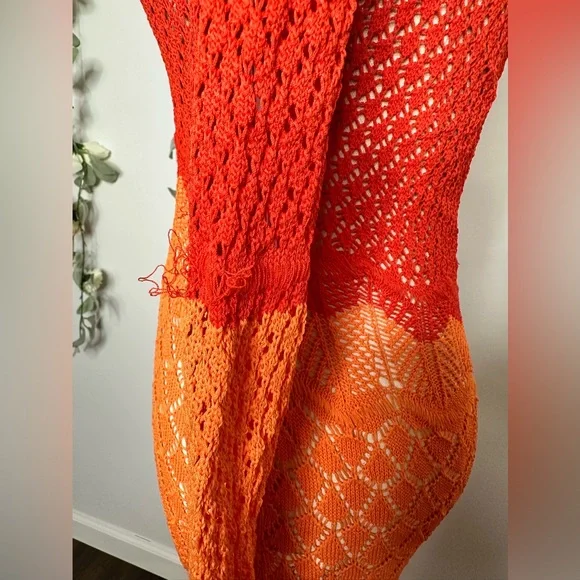 Ronny Kobo Two Tone Knit Maxi Dress - Picture 9 of 16